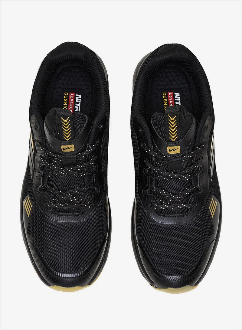 CAMPUS Blk/Golden Men's Low-Top Sneakers - Lightweight, Minimalist Designed for Style for Men | Best Price UAE